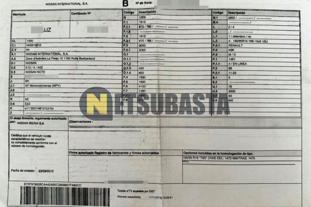 Nissan Note 1.5 dCi 2015