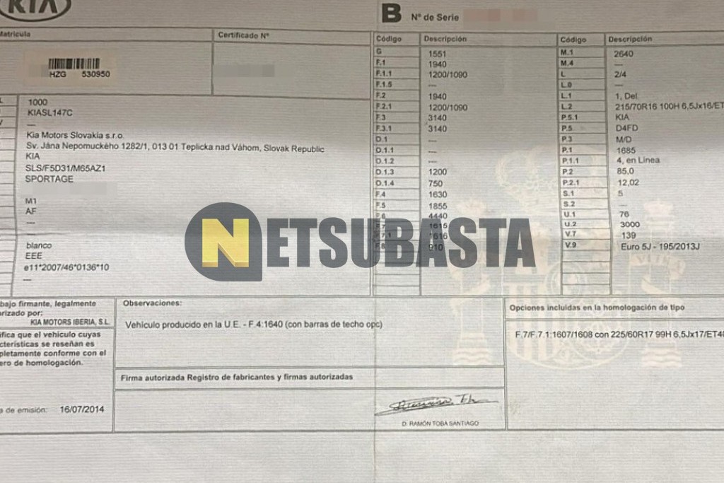 Kia Sportage 1.7 CRDi 2014