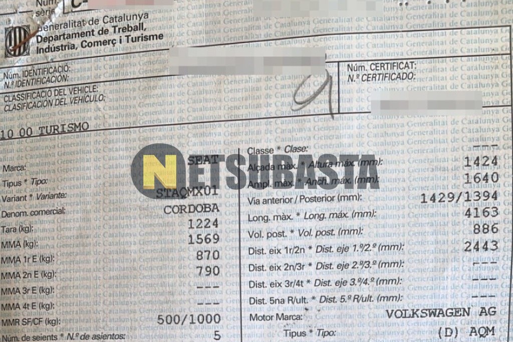 Seat Cordoba 1.9 SDi 2002