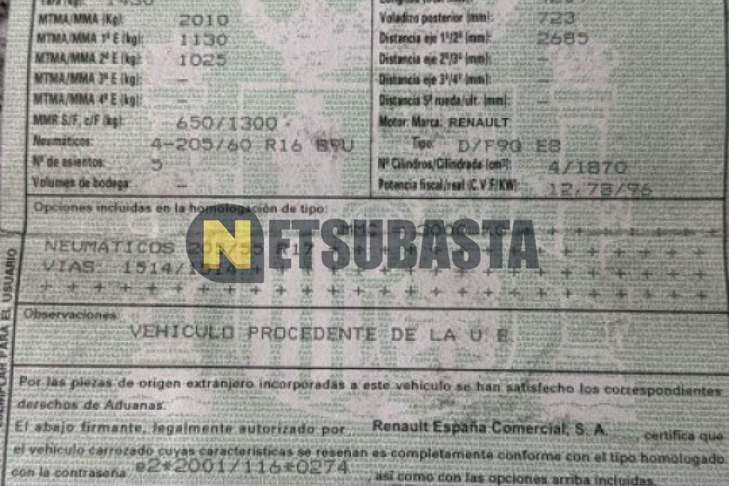 Renault Scenic 1.9 dCi 2006