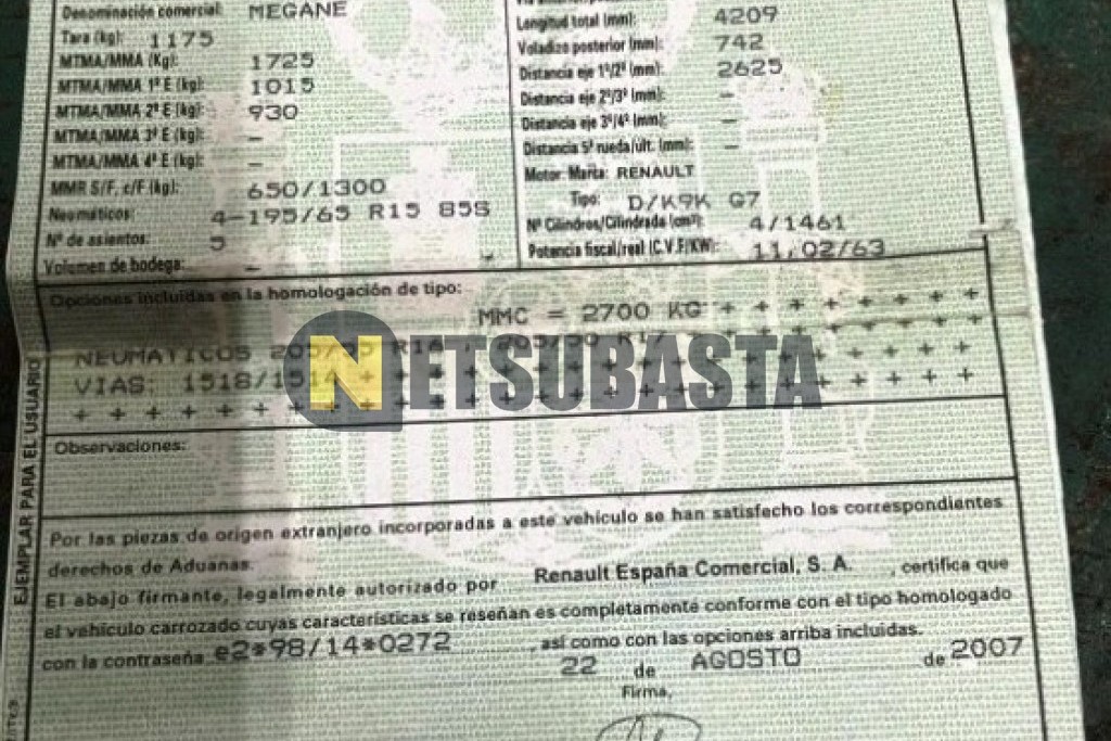 Renault Mégane 1.5 dCi 2008