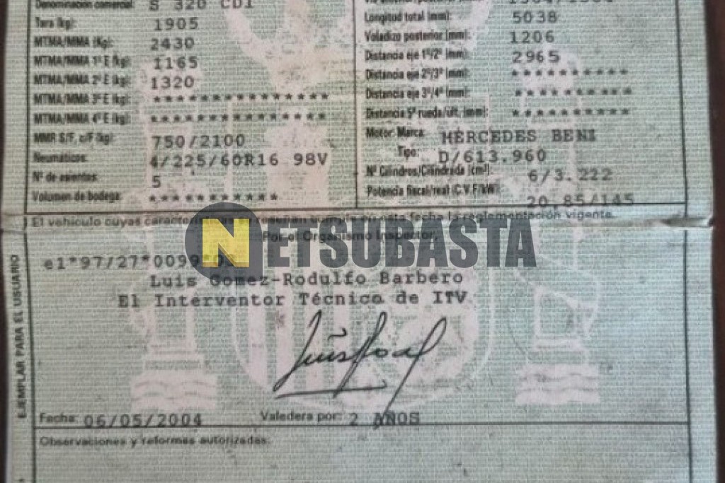 Mercedes-Benz S 320 CDI 2000