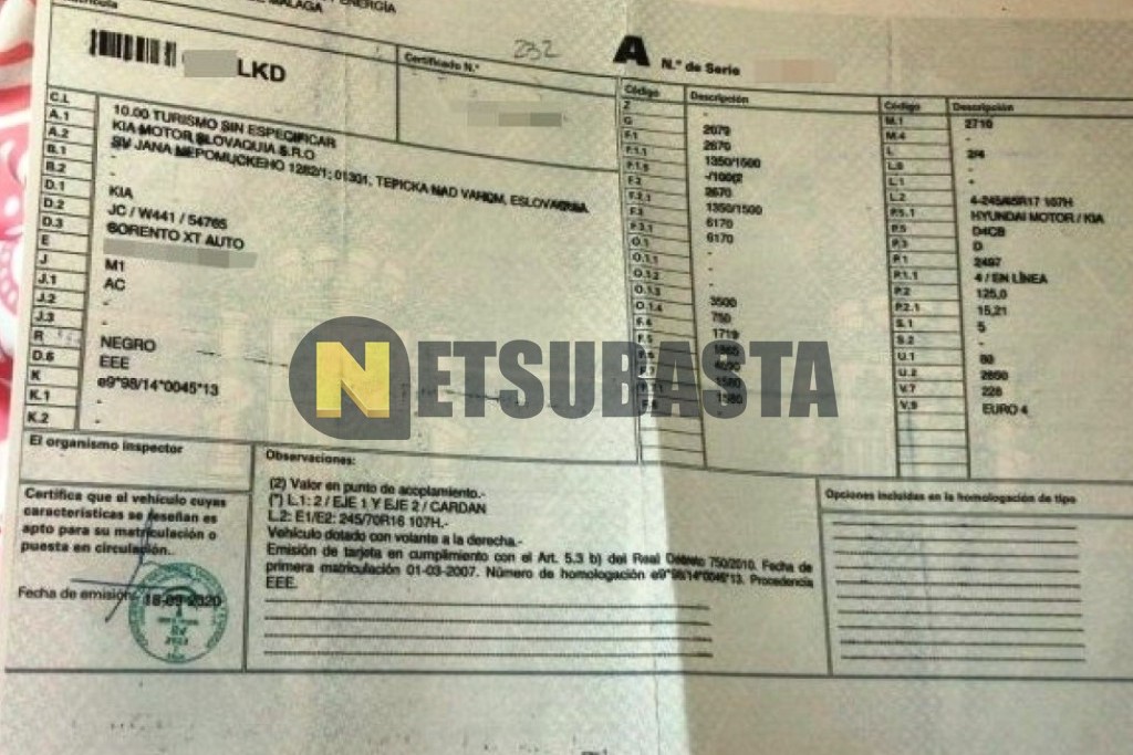 Kia Sorento 2.5 CRDi Aut. 2007