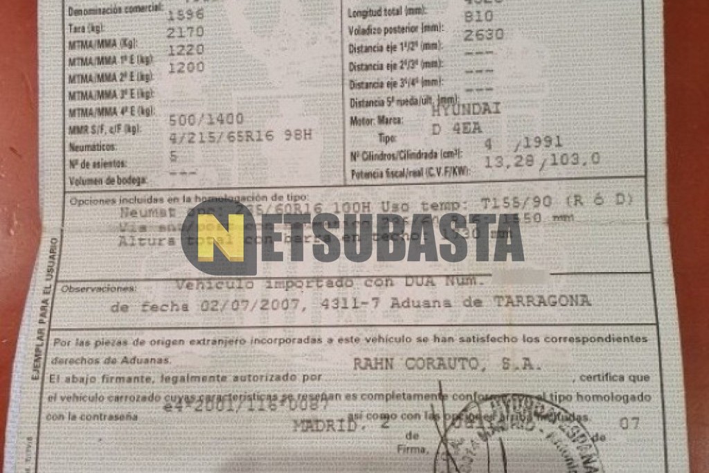 Hyundai Tucson 2.0 CRDi VGT 4x2 2007