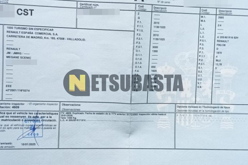 Renault Scenic 1.9 dCi 2004