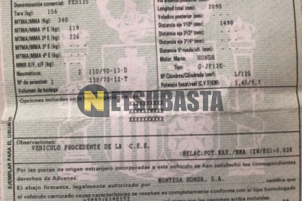 Honda S-WING 125 2009