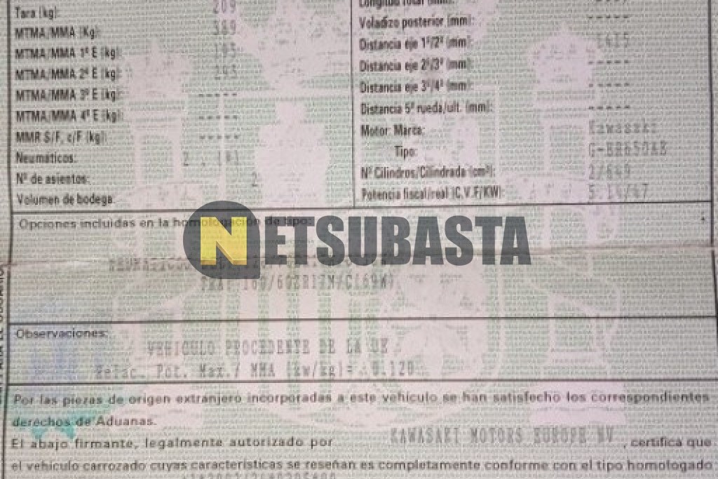 Kawasaki Versys 650 2008