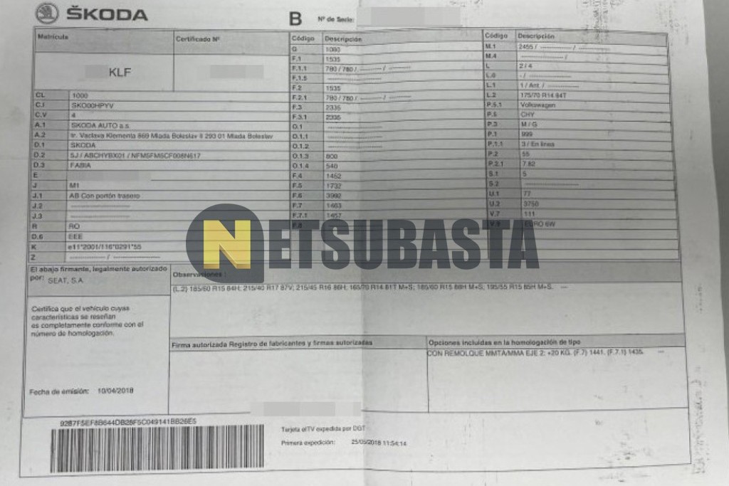 Skoda Fabia 1.0 MPI 2018