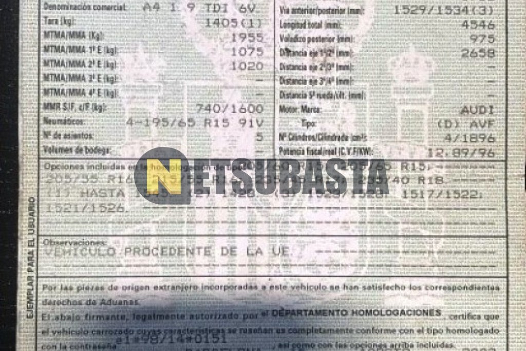 Audi A4 1.9 TDI 2002