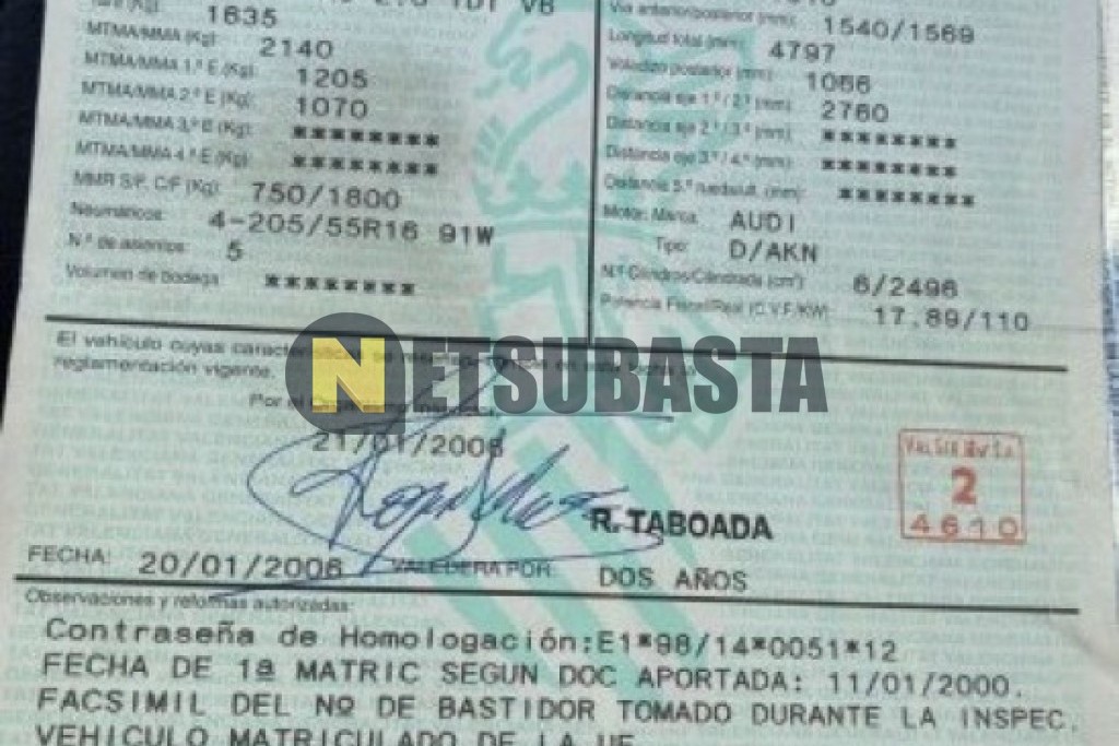 Audi A6 2.5 TDI tiptronic 5 vel. 2000