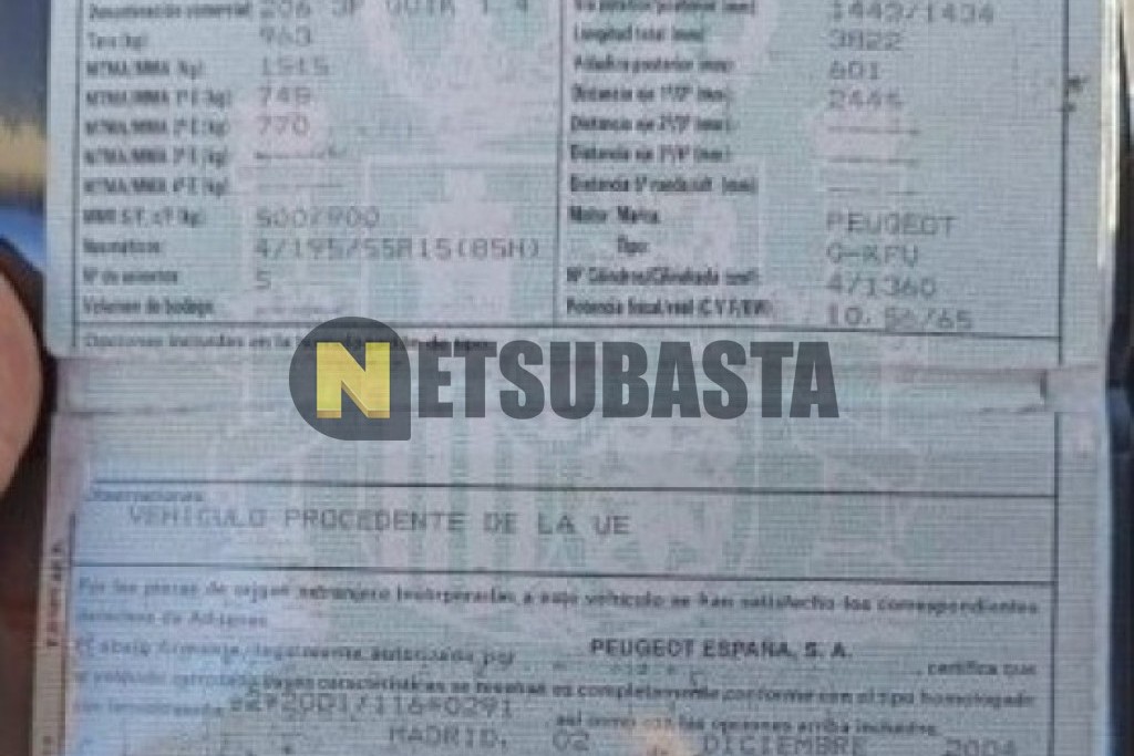 Peugeot 206 1.4 2005