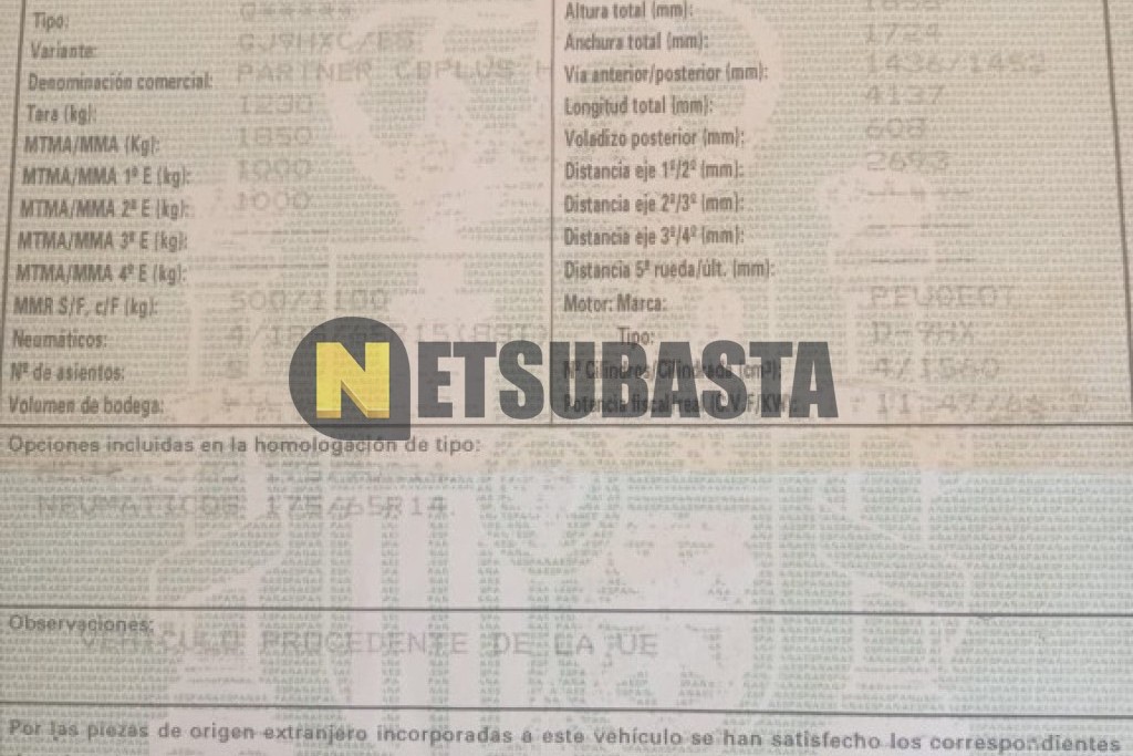 Peugeot Partner Combi 1.6 HDi 2007