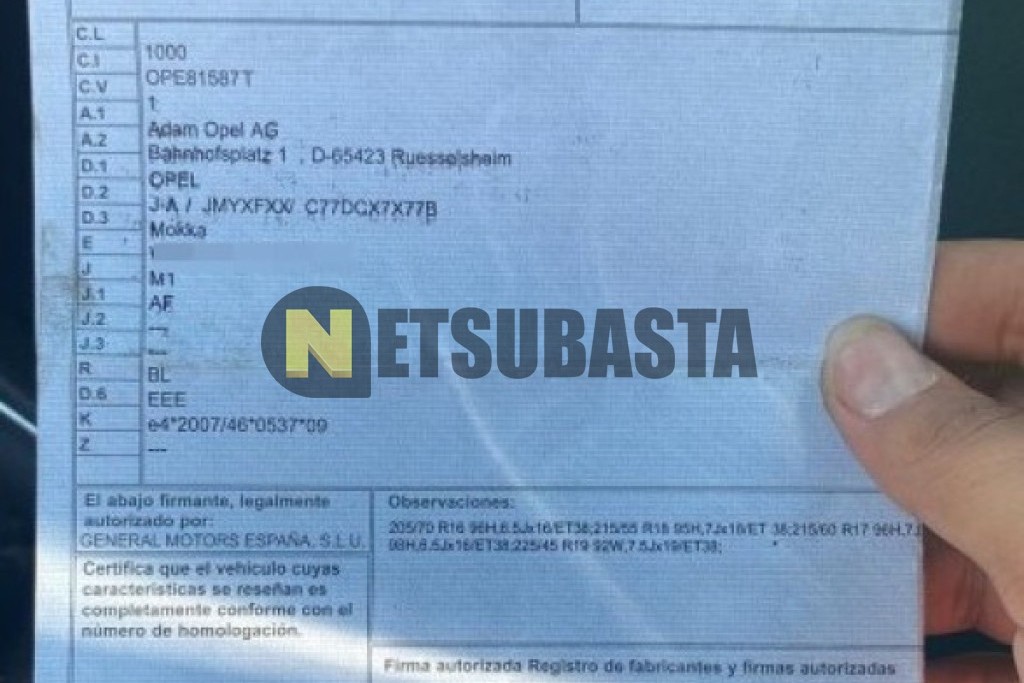 Opel Mokka 1.7 CDTI 4x2 2014