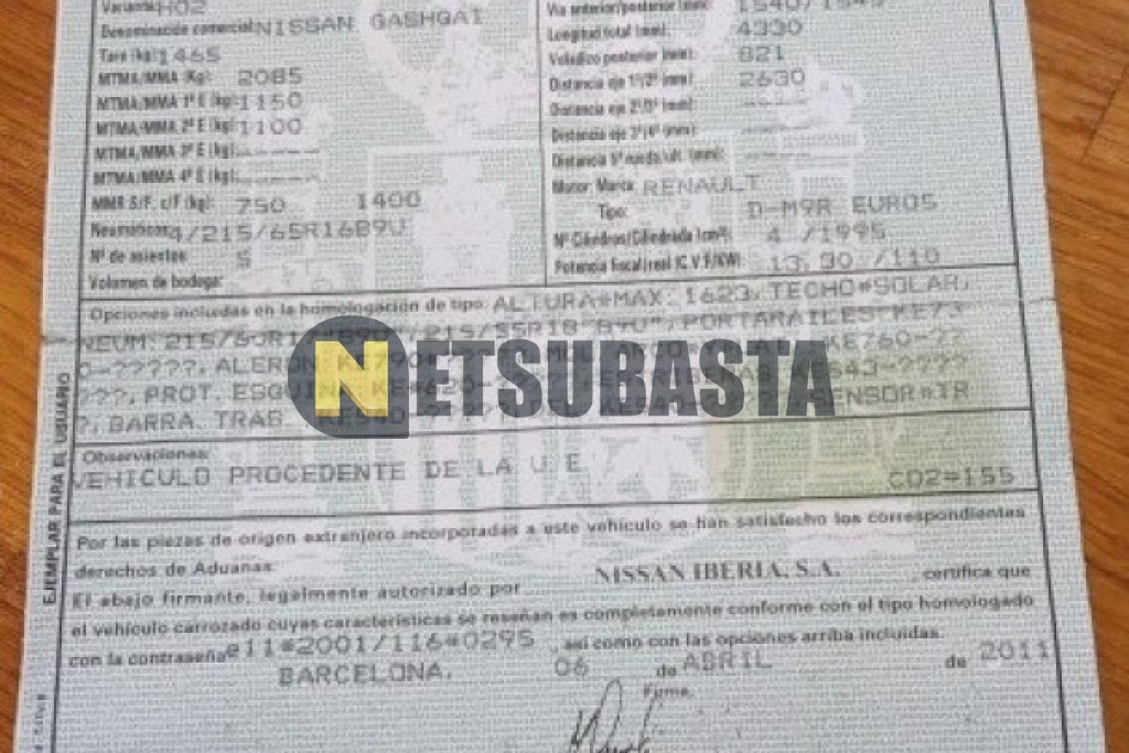 Nissan Qashqai 2.0 dCi DPF 4x4 2011