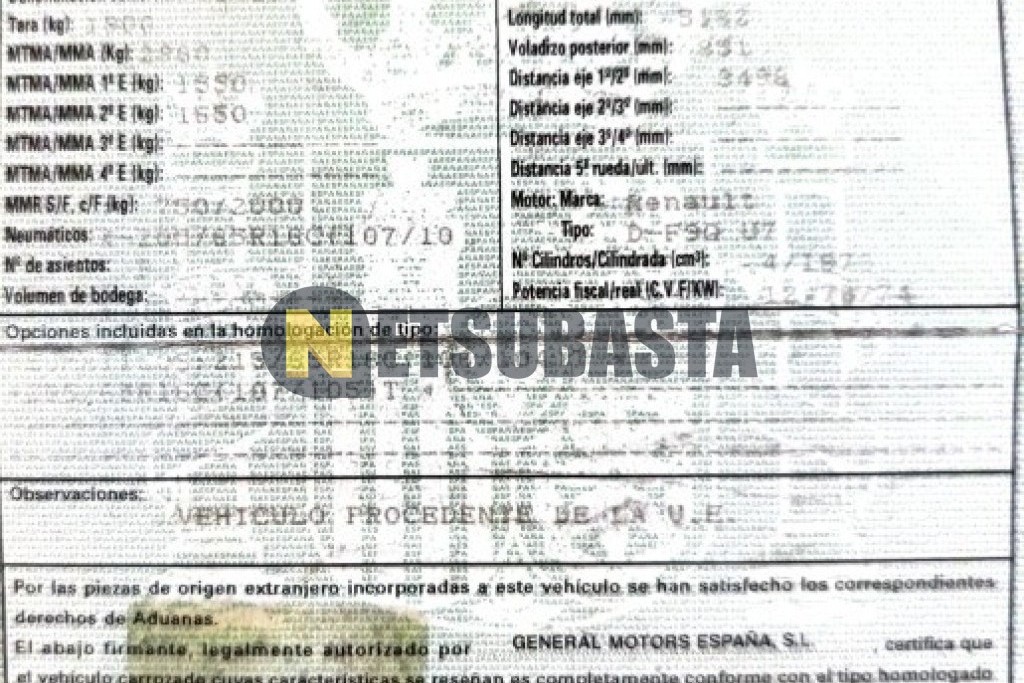 Opel Vivaro 1.9 DTI 2005