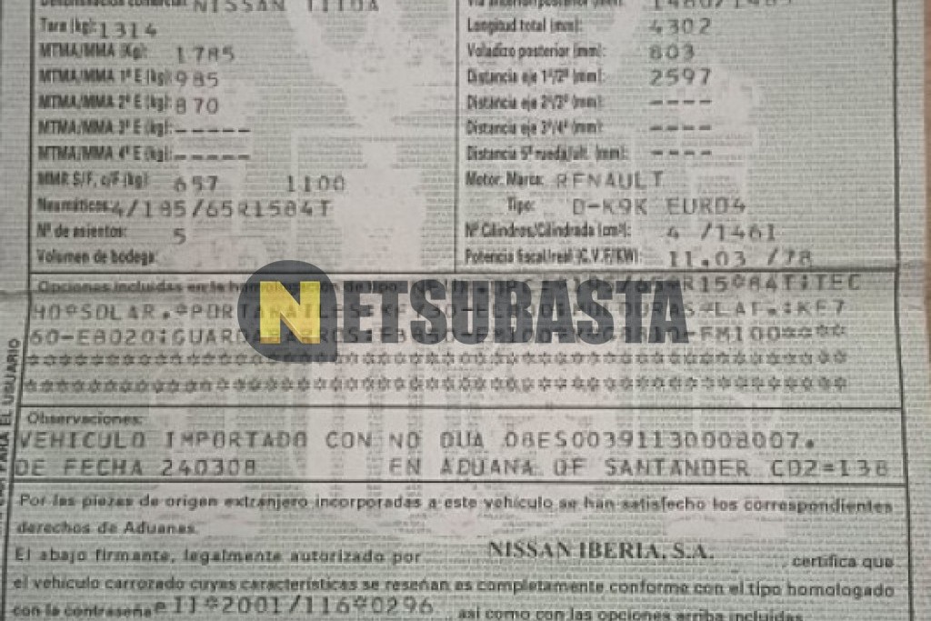 Nissan Tiida 1.5 dCi 2009