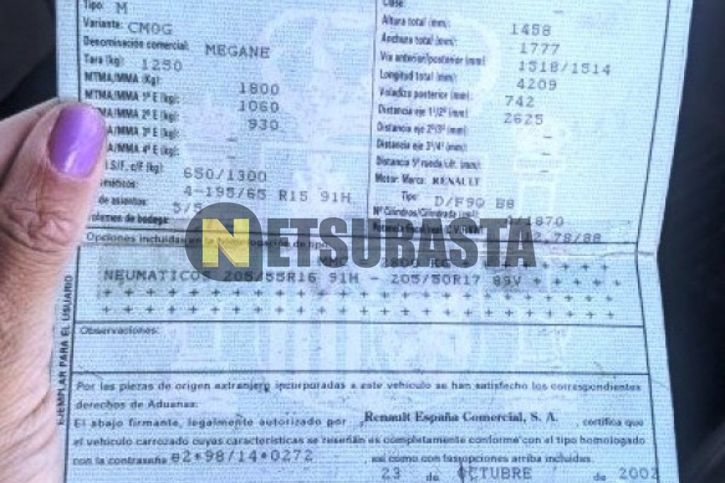 Renault Megane 1.9 dCi 2002