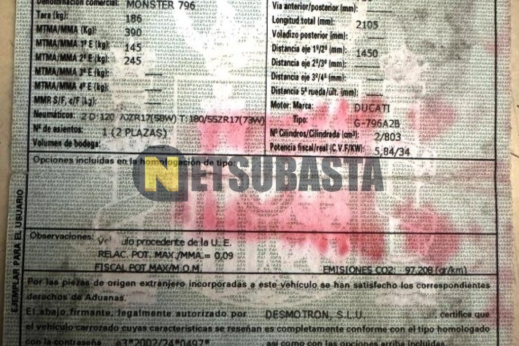 Ducati Monster 796 2010