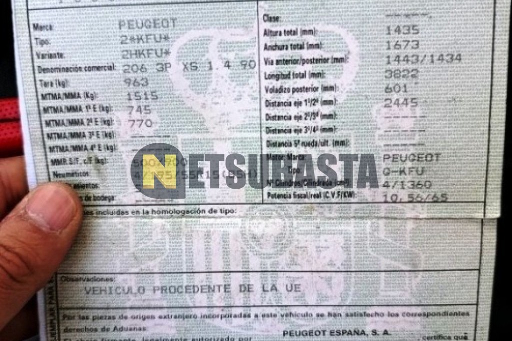 Peugeot 206 1.4 2004