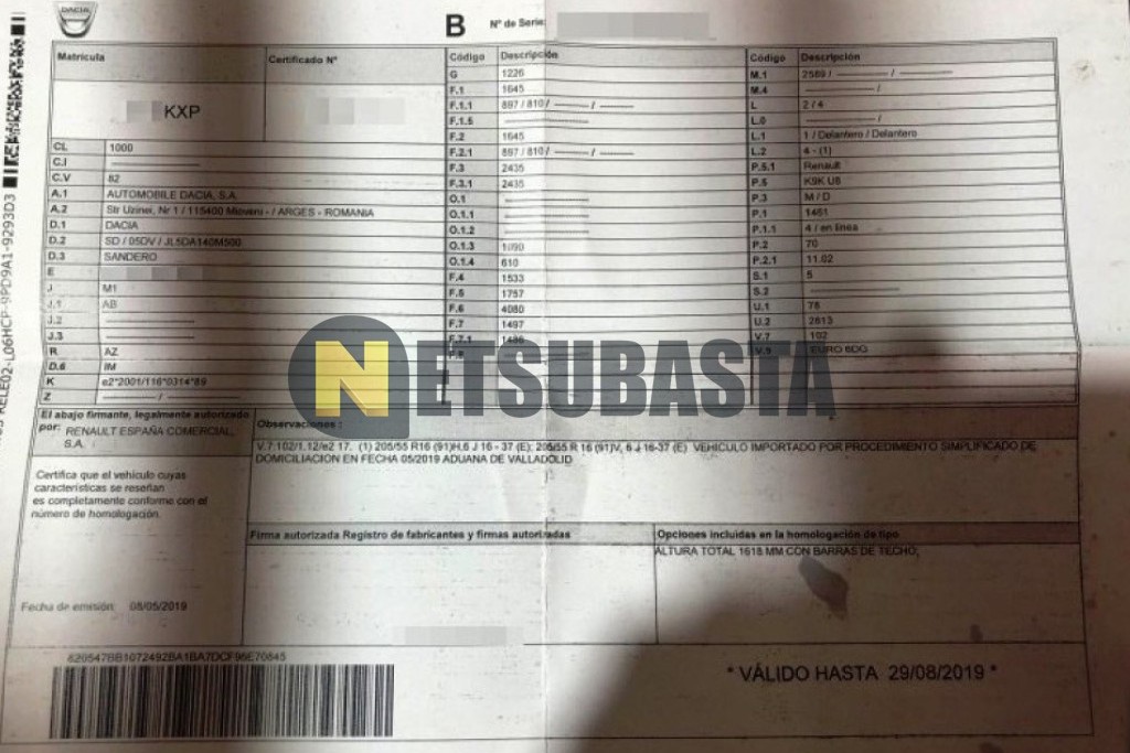 Dacia Sandero Steepway 1.5 dCi 2019