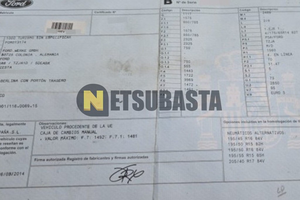 Ford Fiesta 1.6 TDCi 2014