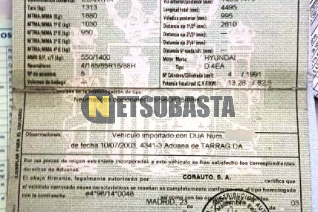 Hyundai Elantra 2.0 GLS CRDi 2003