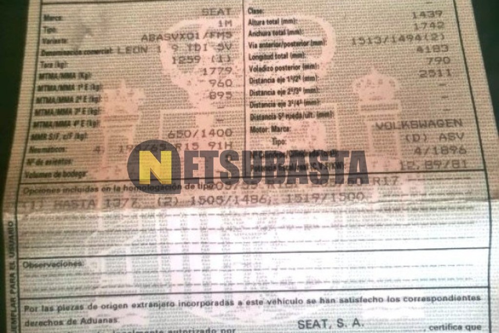 Seat Leon 1.9 TDI 2004