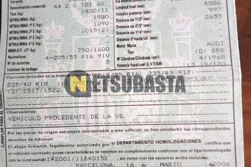 Audi A4 1.9 TDI 2006