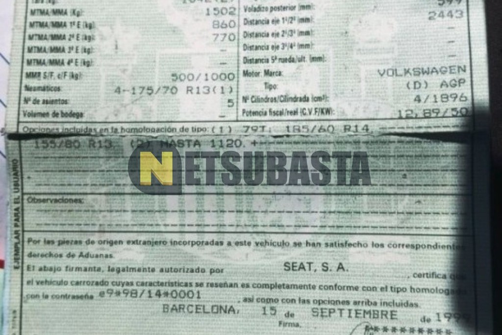 Seat Ibiza 1.9 SDi 1999