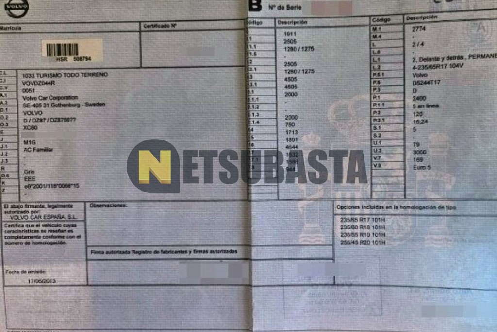 Volvo XC60 D4 AWD Aut. 2013