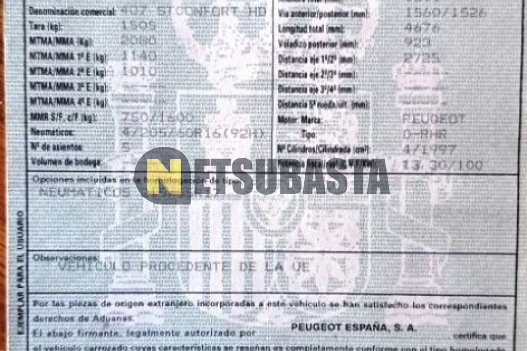 Peugeot 407 2.0 HDi 2004