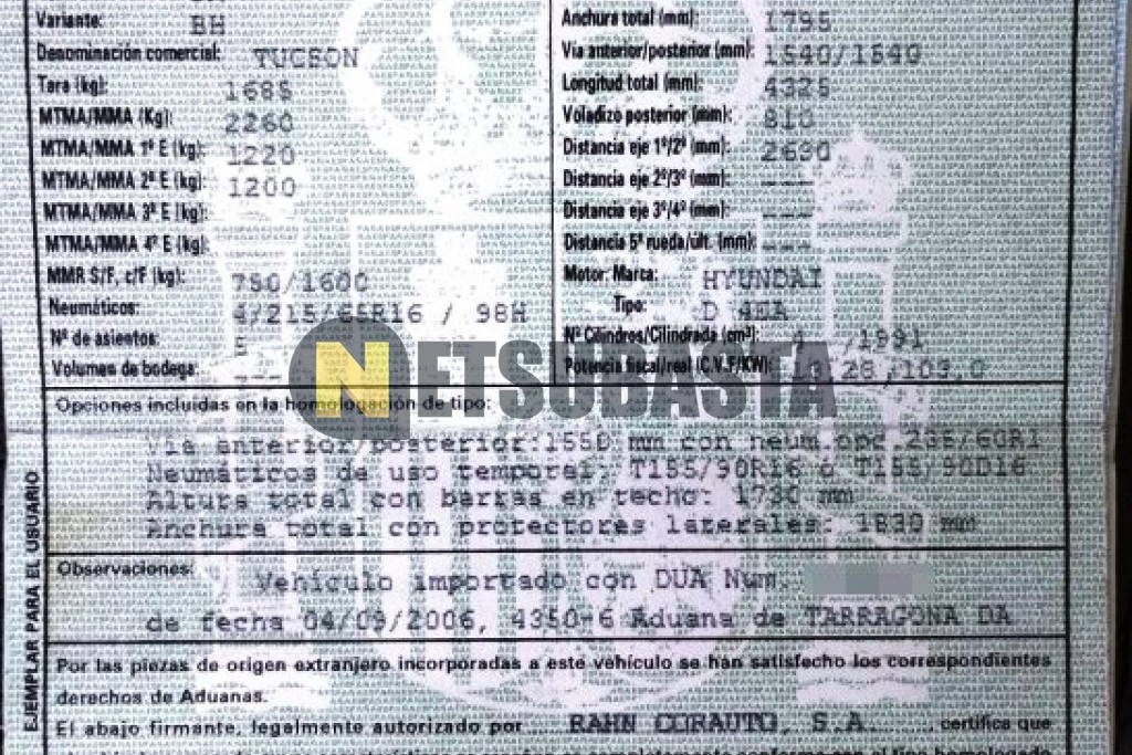 Hyundai Tucson 2.0 CRDi 4x4 2006