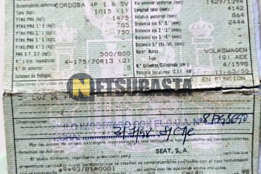 Seat Cordoba 1.6 1998