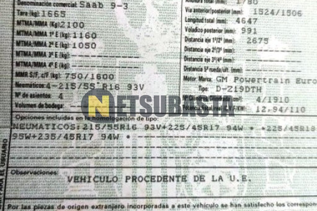 Saab 9-3 Cabrio 1.9 TiD 2008