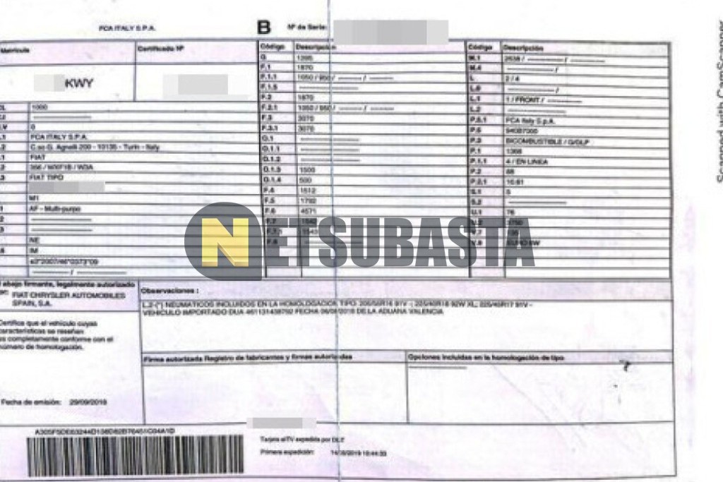 Fiat Tipo SW 1.4 GLP 2019