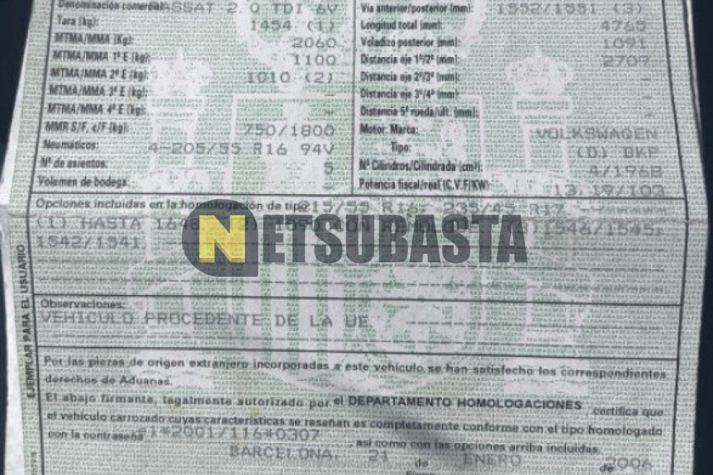 Volkswagen Passat 2.0 TDI 2006