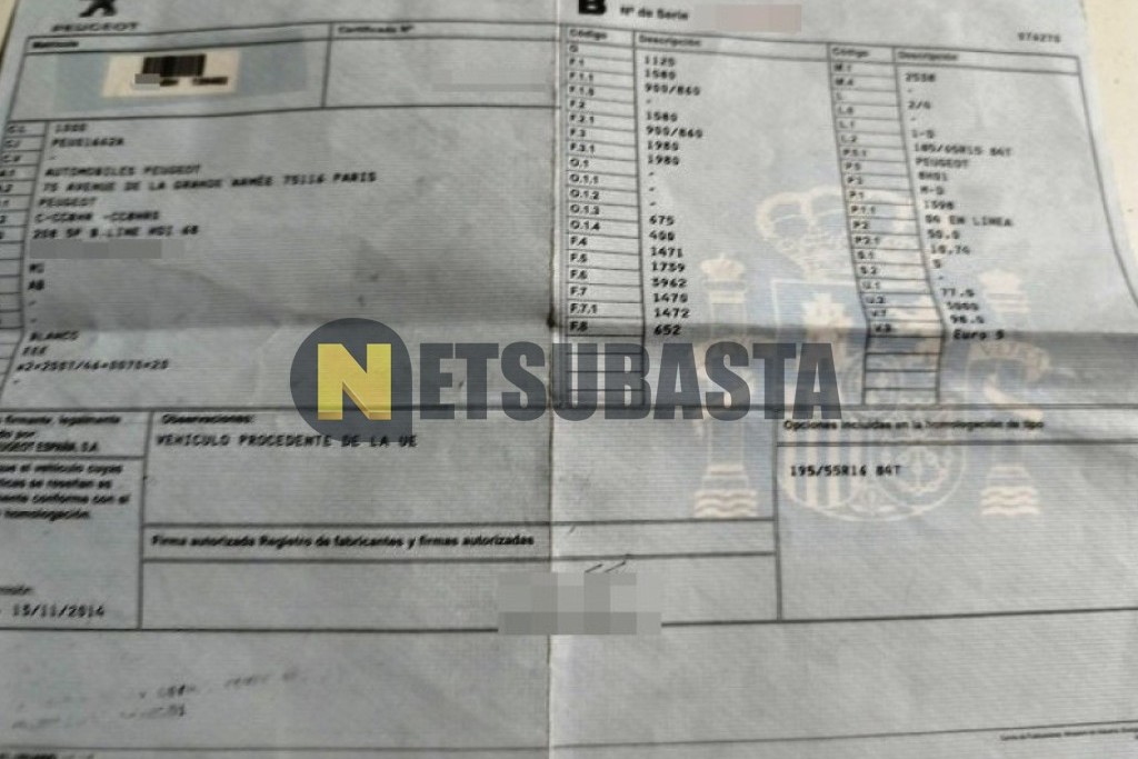 Peugeot 208 1.4 HDi 2014