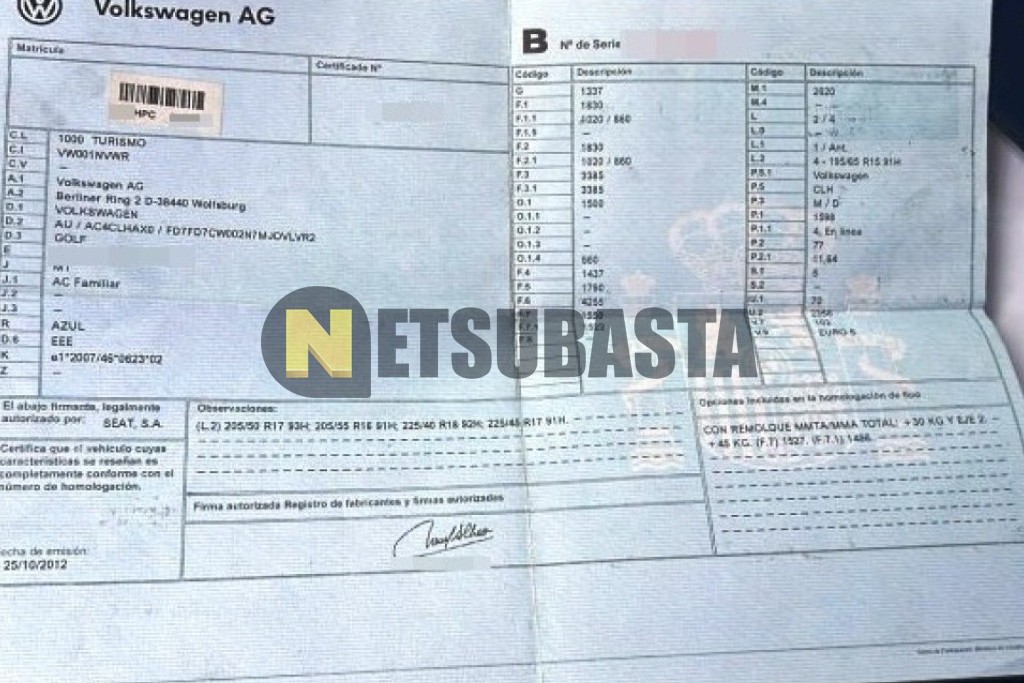 Volkswagen Golf 1.6 TDI CR BMT DSG 7 vel. 2013
