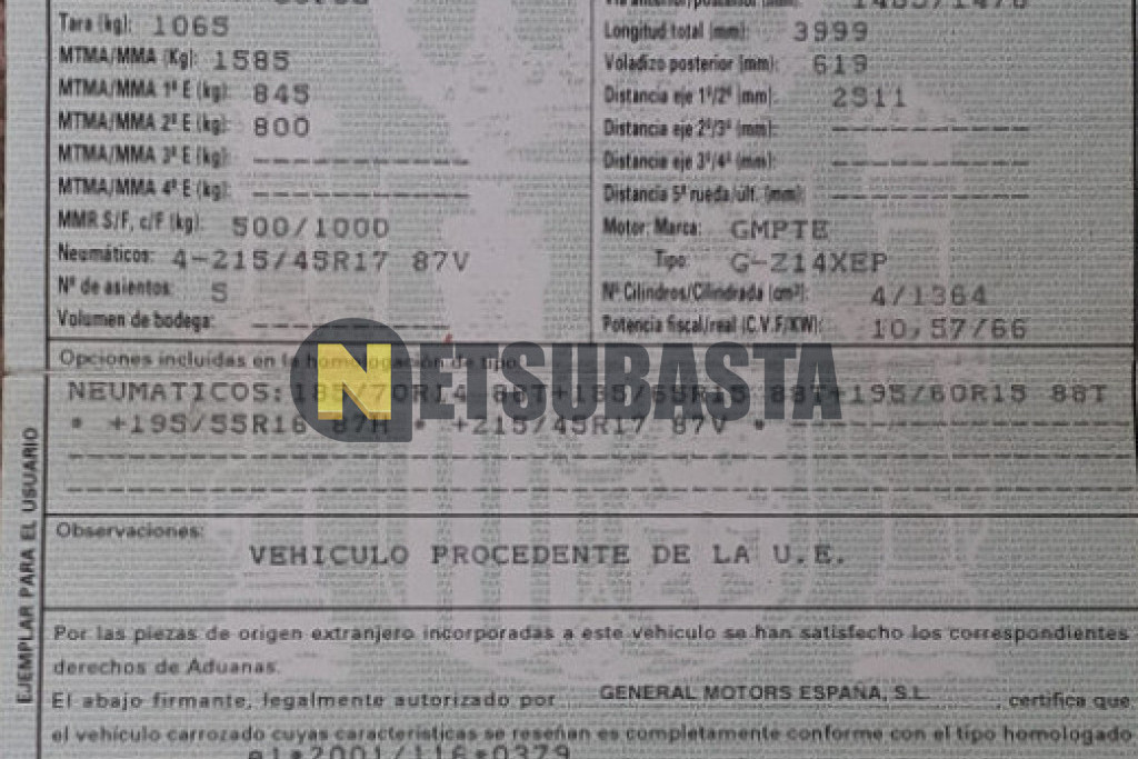 Opel Corsa 1.4 16v 2007