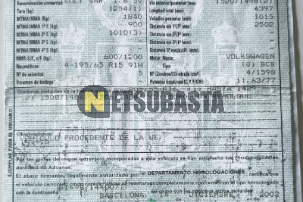 Volkswagen Golf Variant 1.6 2003