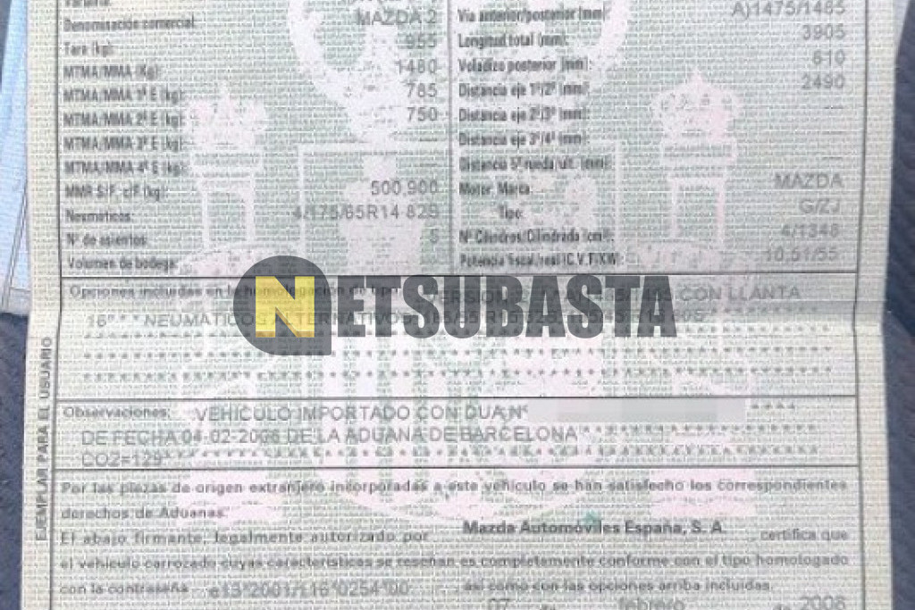 Mazda 2 Active 1.3 2008