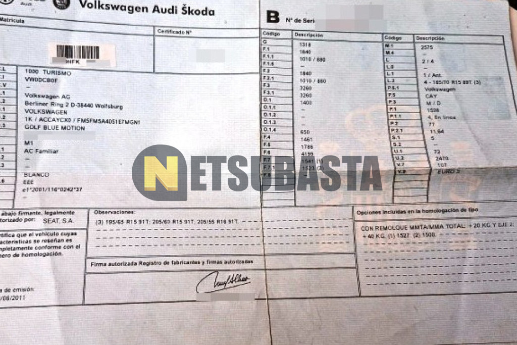 Volkswagen Golf 1.6 TDI 2011