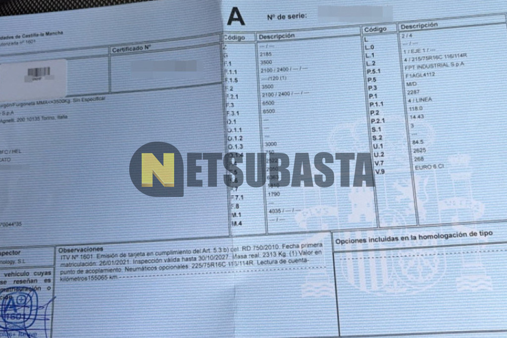 Fiat Ducato Furgón 2.3 Multijet 2021
