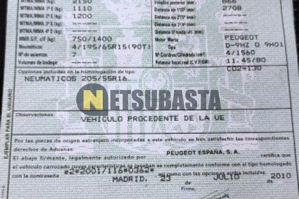 Peugeot 308 SW 1.6 HDi FAP 2010