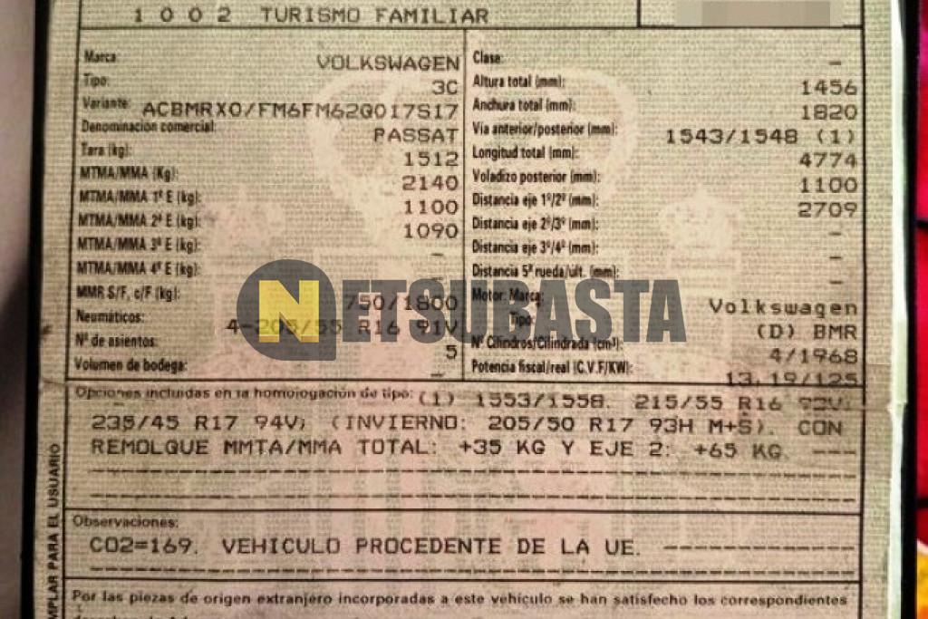 Volkswagen Passat Variant 2.0 TDI 2007