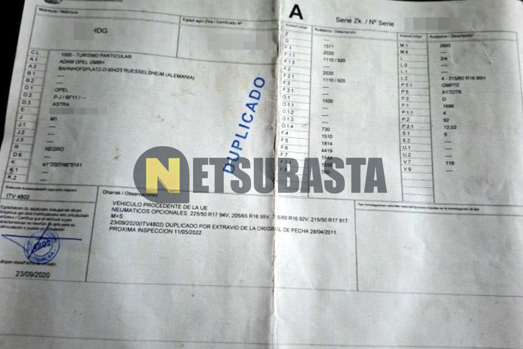 Opel Astra 1.7 CDTI 2011