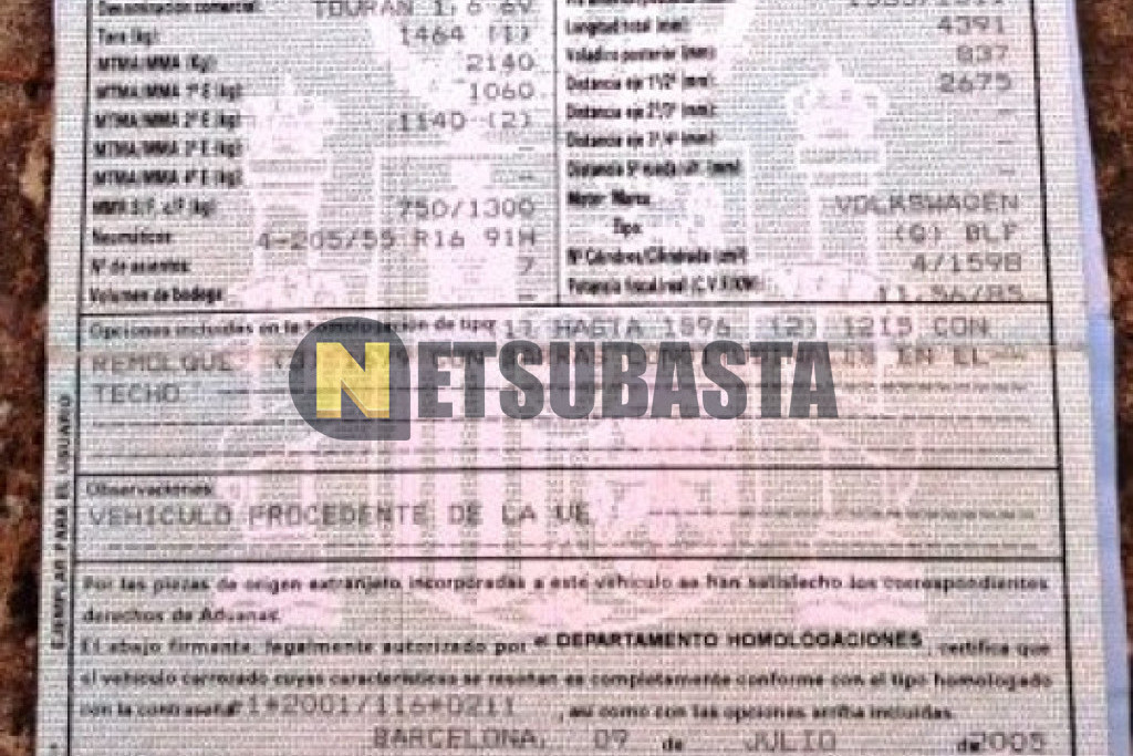 Volkswagen Touran 1.6 FSI 2005