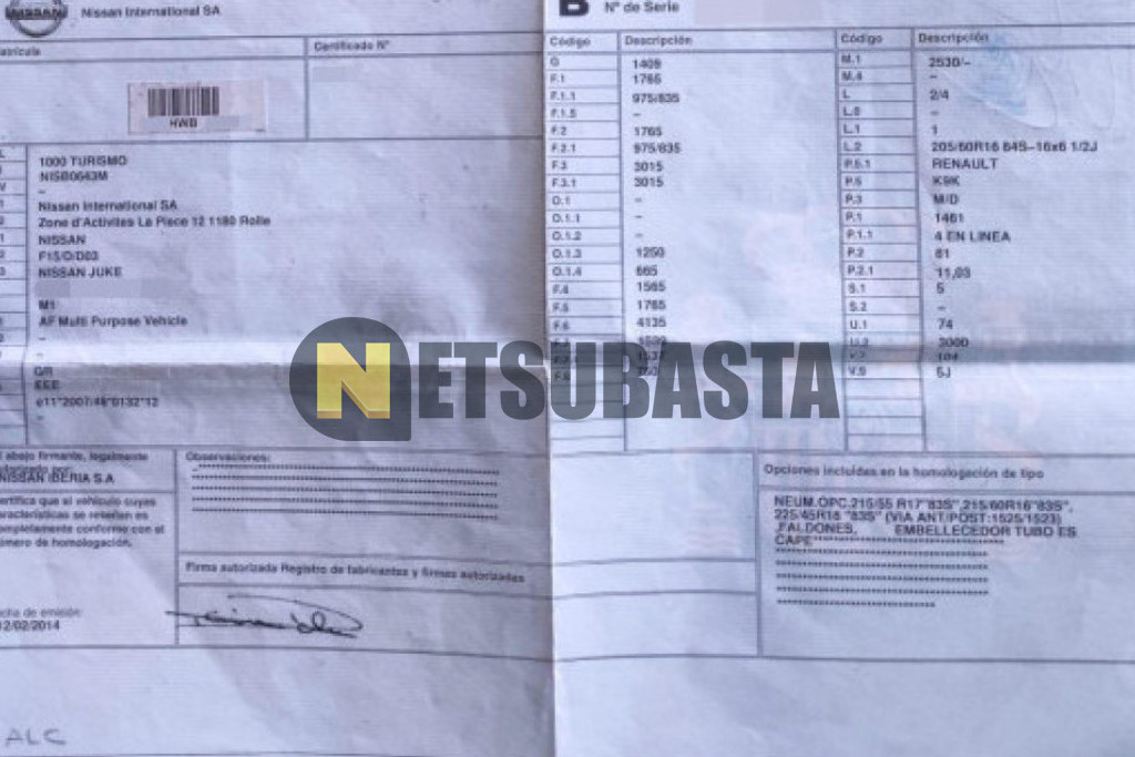 Nissan Juke 1.5 dCi 2014