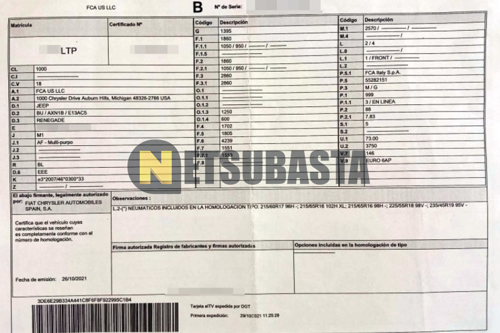 Jeep Renegade 1.0 Turbo 4x2 2021