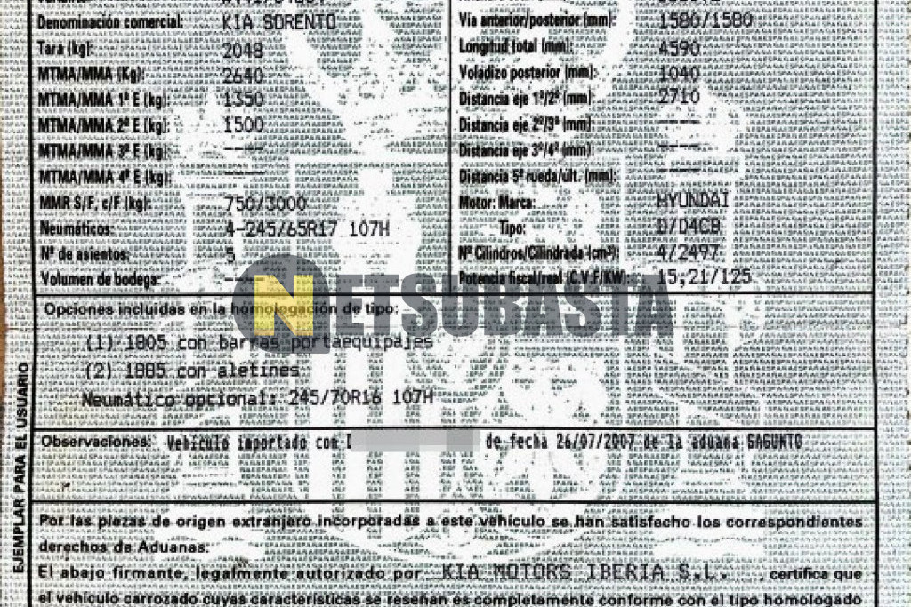Kia Sorento 2.5 CRDI 2007